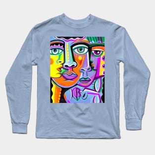 Art faces Long Sleeve T-Shirt